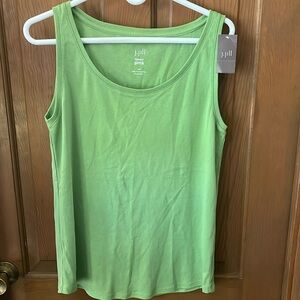 NWT J Jill Perfect Pima Tank 100% Pima Cotton Classic Fit Large